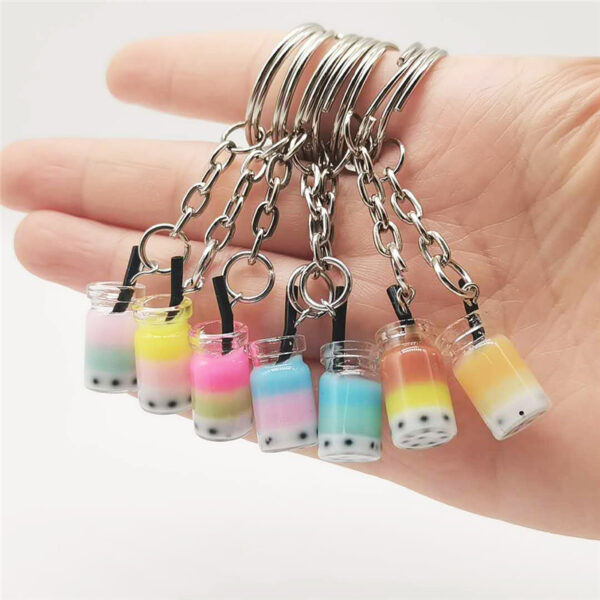 Dont know if one only or ALL Creative Mini Pearl Milk Tea Keychain