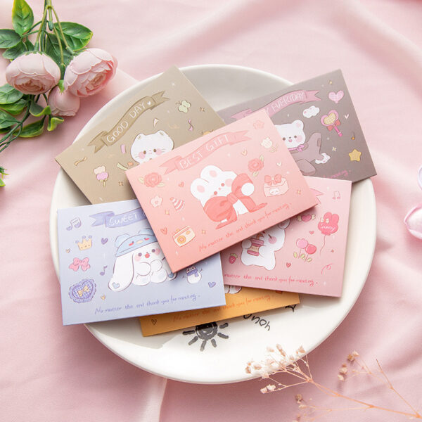 Cartoon Cute Ins Children's Day Greeting Card Blessing Postcard